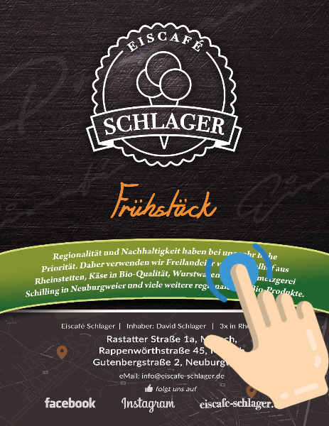 Frühstückskarte